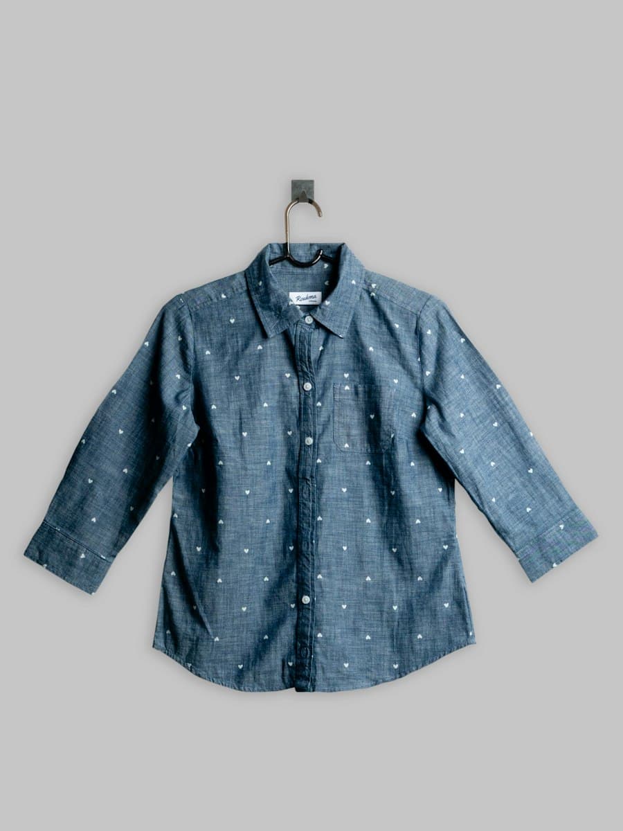 Chambray Dot Shirt — Chambray