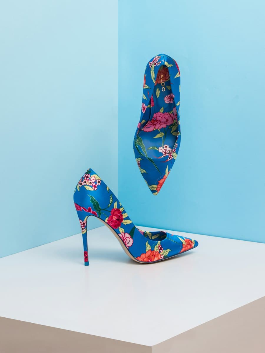 Floral Stiletto — Azure Floral