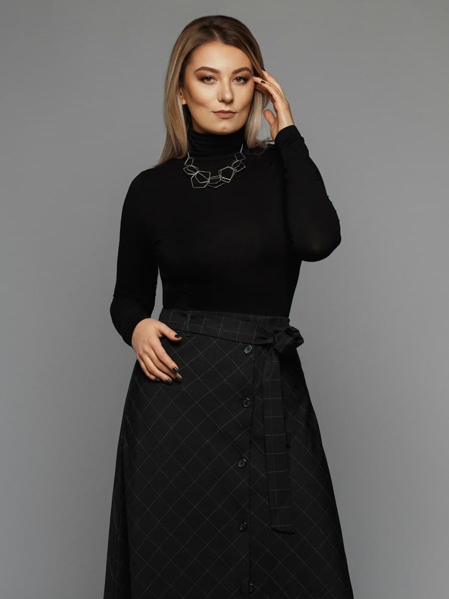 Noir Turtleneck Set — Noir