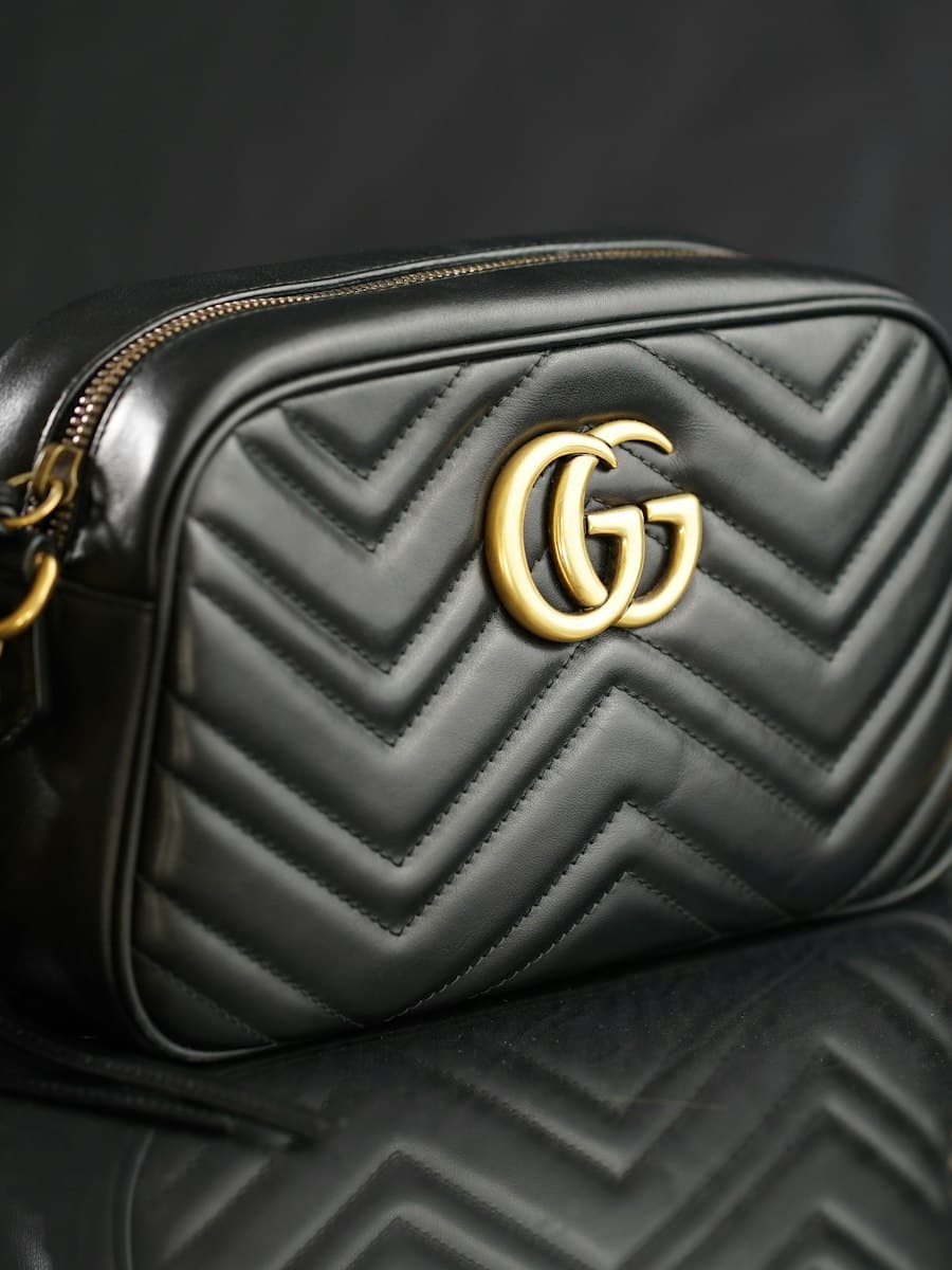 Quilted Chain Bag — Noir